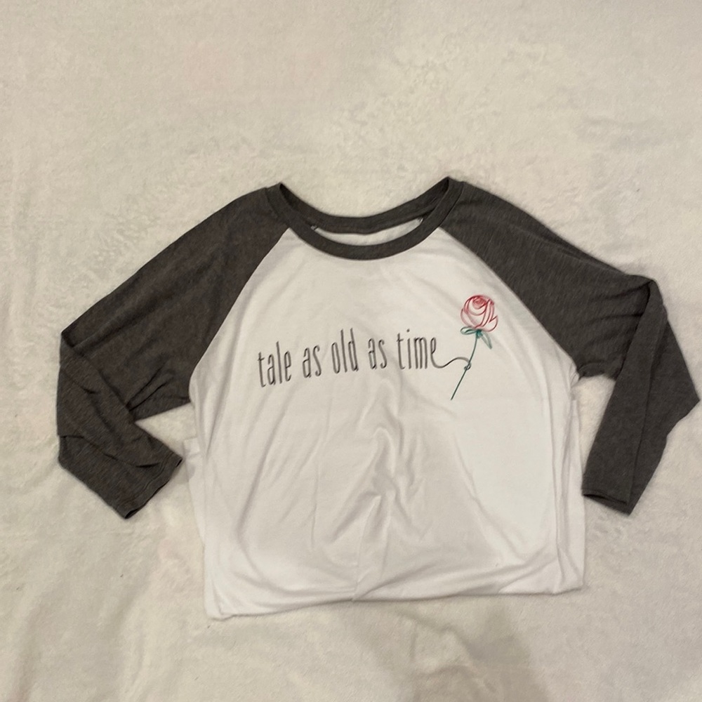 Beauty and the beast baseball tee!
